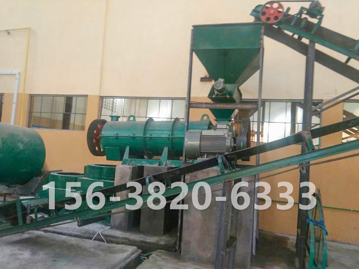 新型有機肥濕法造?，F(xiàn)場