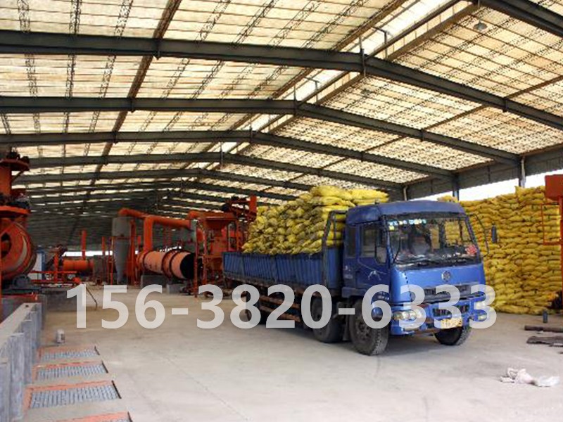 復合肥生產現(xiàn)場